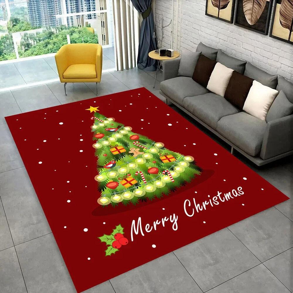 Merry Christmas Tree Reindeer Theme Carpet Rug for Living Room Bedroom Large Area Doormat Christmas Decor Non-slip Floor Mat 40x60CM
Merry Christmas Tree Reindeer Theme Carpet Rug for Living Room Bedroom Large Area Doormat Christmas Decor Non-slip Floor Mat 40x60CM