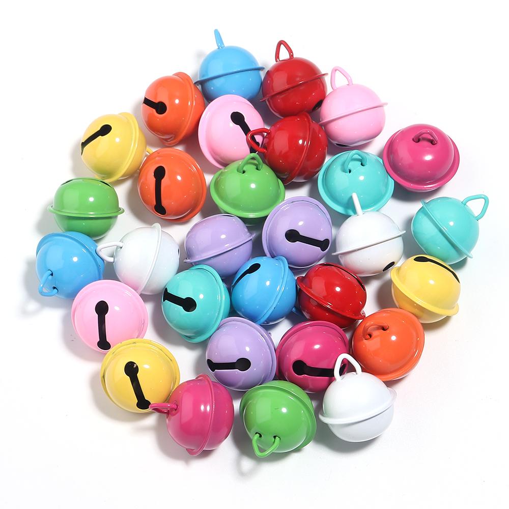 30pcs/lot 14/17/22mm Mix Color Metal Jingle Bells Loose Beads Festival Party Christmas Decoration DIY Crafts Jewelry Accessories 14mm
30pcs/lot 14/17/22mm Mix Color Metal Jingle Bells Loose Beads Festival Party Christmas Decoration DIY Crafts Jewelry Accessories 14mm