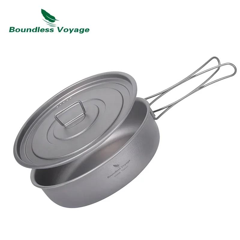 Boundless Voyage Titanium Frying Pan Nonstick Skillet Dish Roasting Pans with Lid Cooking Griddle Ultralight Tableware 1000ml
Boundless Voyage Titanium Frying Pan Nonstick Skillet Dish Roasting Pans with Lid Cooking Griddle Ultralight Tableware 1000ml