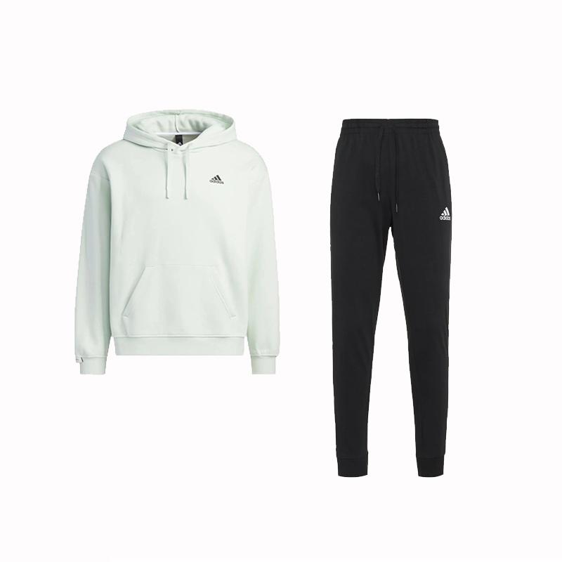 Adidas Solid Color Hooded Kangaroo Pocket Long Sleeve Top Comfortable Mid Waist Drawstring Pants Casual Sports Suit Men Sets IV7593+-GK9226 S
Adidas Solid Color Hooded Kangaroo Pocket Long Sleeve Top Comfortable Mid Waist Drawstring Pants Casual Sports Suit Men Sets IV7593+-GK9226 S