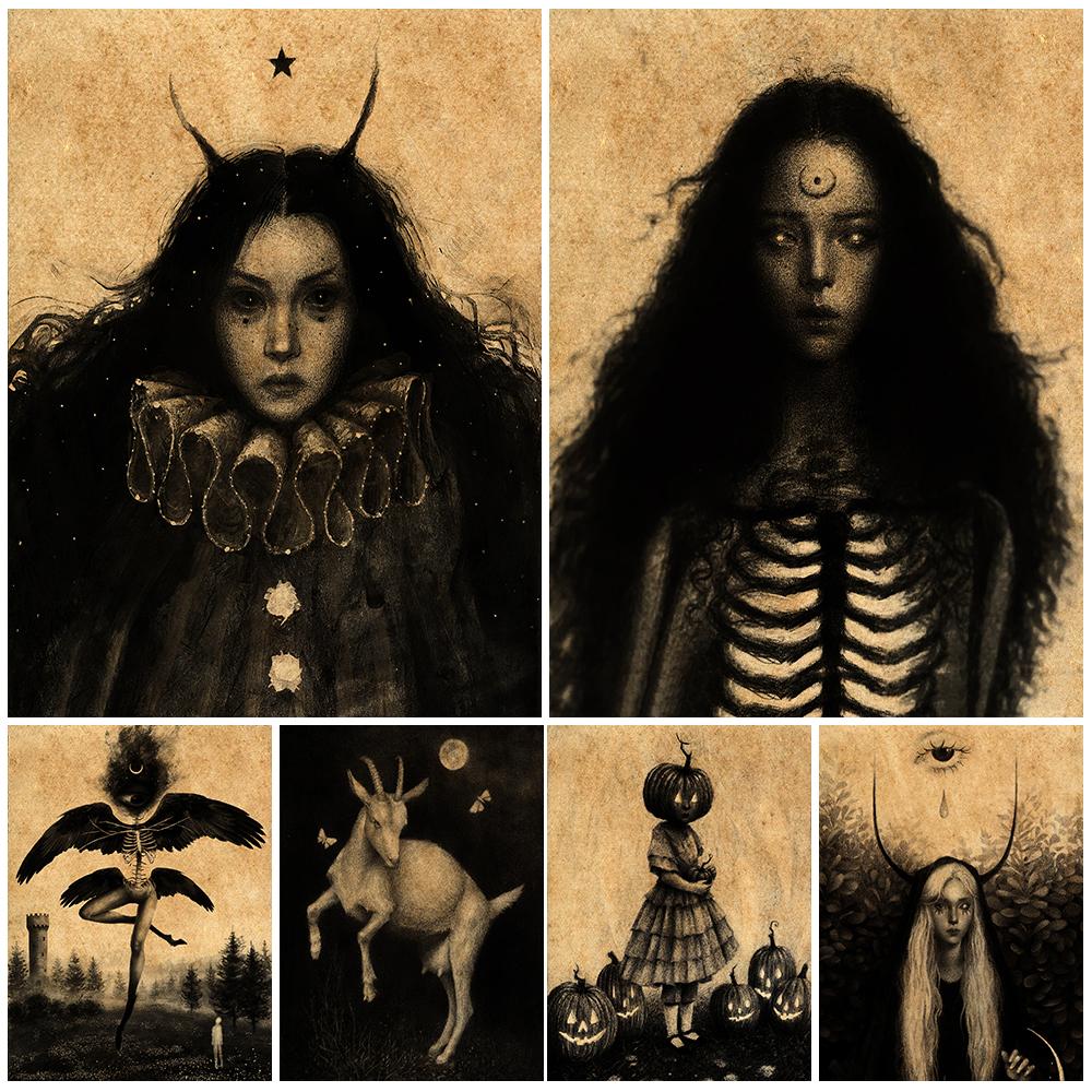 Лунная ведьма Готическая абстрактная настенная живопись Картина маслом Призрачный дом и зомби-слуга
Лунная ведьма Готическая абстрактная настенная живопись Картина маслом Призрачный дом и зомби-слуга