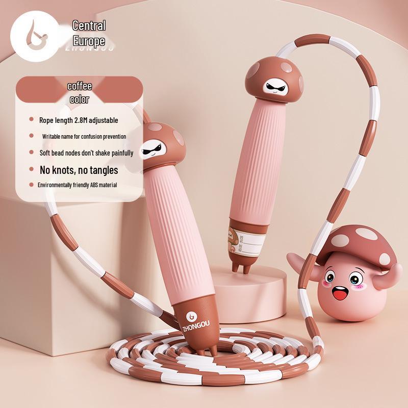 Adjustable Bamboo Skipping Rope with Name Option for Kids - Beginner s Jump Rope with Safe Mushroom Head for Elementary & Kindergarten
Adjustable Bamboo Skipping Rope with Name Option for Kids - Beginner s Jump Rope with Safe Mushroom Head for Elementary & Kindergarten