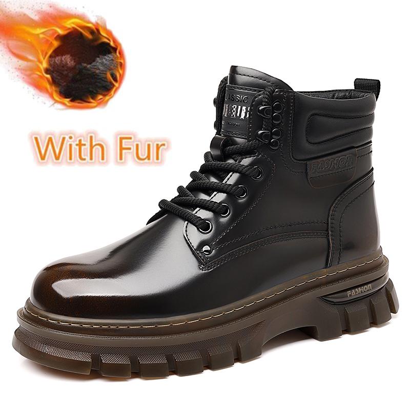 Fashion Hot Sale Men s PU Leather High Top Shoes Non-Slip Outdoor Motorcycle Boots Fashion Man Winter Ankle Boots Lace-Up Walking Botas 44
Fashion Hot Sale Men s PU Leather High Top Shoes Non-Slip Outdoor Motorcycle Boots Fashion Man Winter Ankle Boots Lace-Up Walking Botas 44