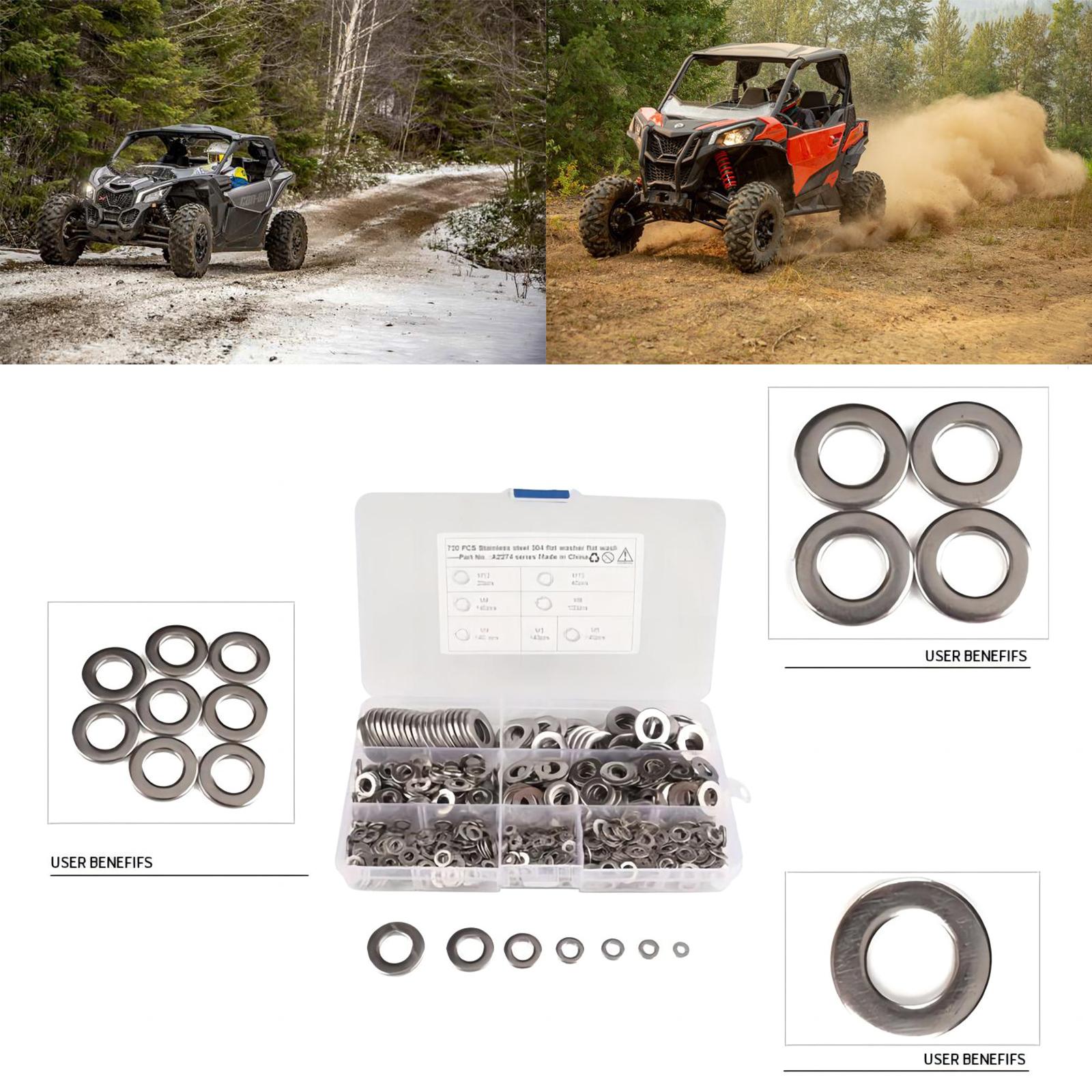 Flat Washer for Bolts 3/4/5/6/8/10/12 Solid Stainless Steel Flat Finish Metal Washer Rusts Resistant Washers
Flat Washer for Bolts 3/4/5/6/8/10/12 Solid Stainless Steel Flat Finish Metal Washer Rusts Resistant Washers