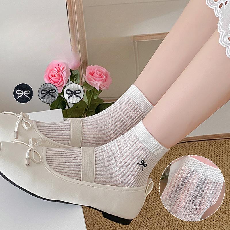 Women s Summer Thin Mesh Lovely Ballet Bow In The Tube Cotton Socks 1 pair
Women s Summer Thin Mesh Lovely Ballet Bow In The Tube Cotton Socks 1 pair
