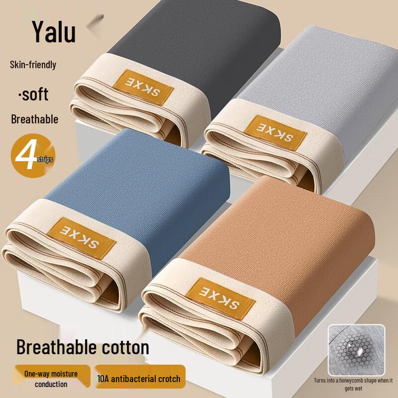 Мужские антибактериальные боксеры-брифы Yalu из 100% хлопка (4-Pack) 4XL
Мужские антибактериальные боксеры-брифы Yalu из 100% хлопка (4-Pack) 4XL
