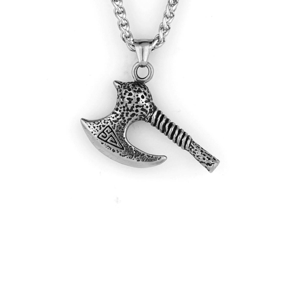 Viking Warrior Axe Rune Titanium Steel Pendant Simple Men s Popular Style Stainless Steel Pendant Necklace
Viking Warrior Axe Rune Titanium Steel Pendant Simple Men s Popular Style Stainless Steel Pendant Necklace