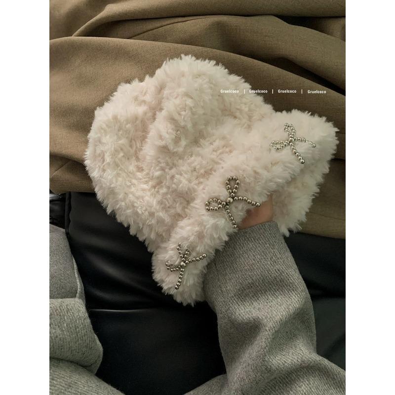 Korean Style Ins Bow Plush Hat for Women in Autumn and Winter Thickened Warm Soft Waxy Knitted Hat Plus Velvet Cute Toe Cap M(56-58cm)
Korean Style Ins Bow Plush Hat for Women in Autumn and Winter Thickened Warm Soft Waxy Knitted Hat Plus Velvet Cute Toe Cap M(56-58cm)