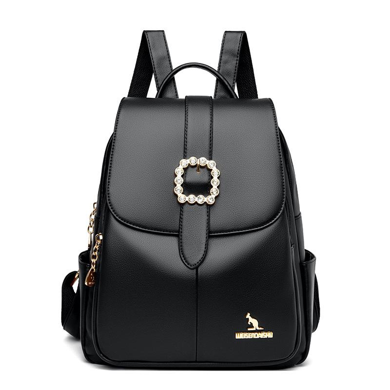 New Large Capacity European and American Backpack Versatile Trendy Student Schoolbag Fashion Mother Bag PU Casual Bag
New Large Capacity European and American Backpack Versatile Trendy Student Schoolbag Fashion Mother Bag PU Casual Bag
