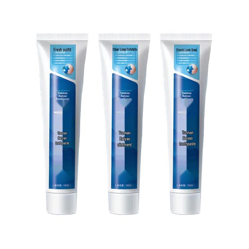 Yunnan Baiyao Fresh Morning Dew Gum Care Toothpaste, 3x100g
Yunnan Baiyao Fresh Morning Dew Gum Care Toothpaste, 3x100g