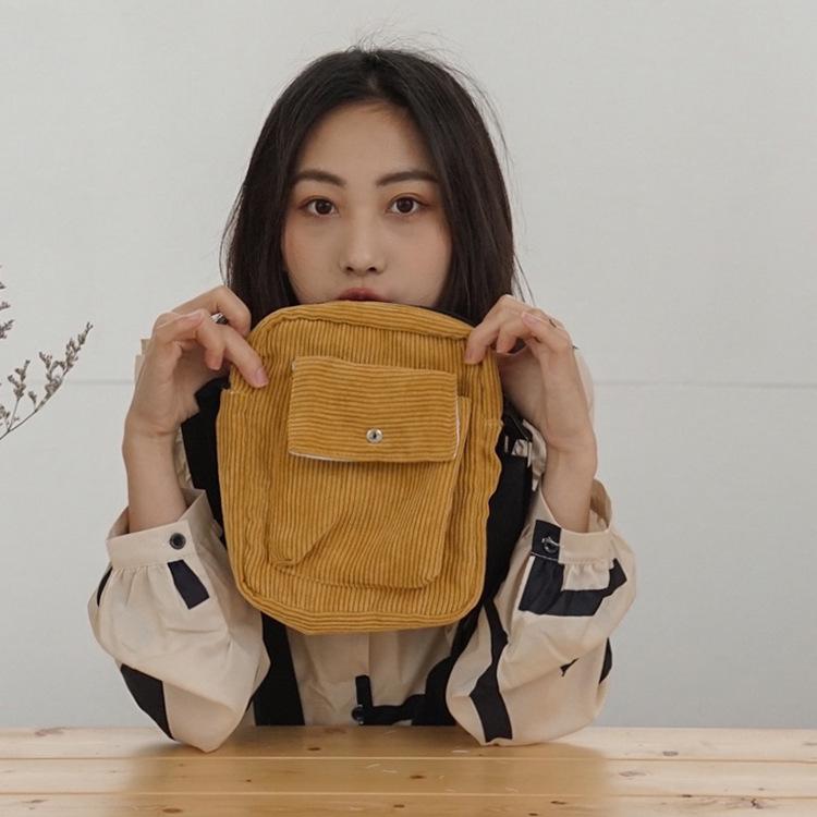 Women Corduroy Flap Shoulder Bag Canvas Lining Cute Small Crossbody Messenger Bags Stripes Cloth Zipper Purse Handbag For Girls
Women Corduroy Flap Shoulder Bag Canvas Lining Cute Small Crossbody Messenger Bags Stripes Cloth Zipper Purse Handbag For Girls
