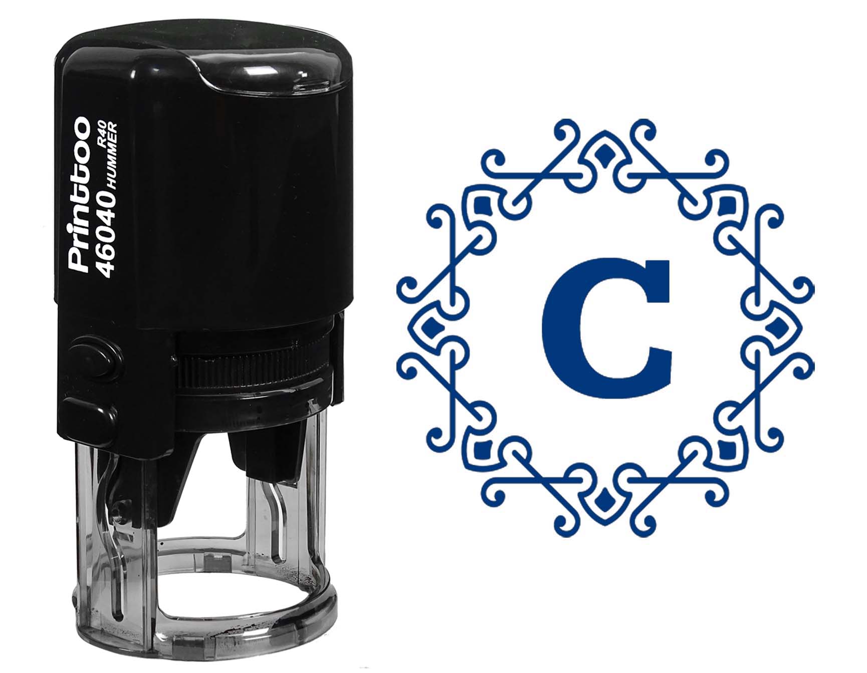 Printtoo R-40 Алфавіт C Монограма Восьмикутник Кельтський Вихор Рамка Самонабірний Гумовий Штамп Офіс 30 mm Diameter (Approx) синій
Printtoo R-40 Алфавіт C Монограма Восьмикутник Кельтський Вихор Рамка Самонабірний Гумовий Штамп Офіс 30 mm Diameter (Approx) синій