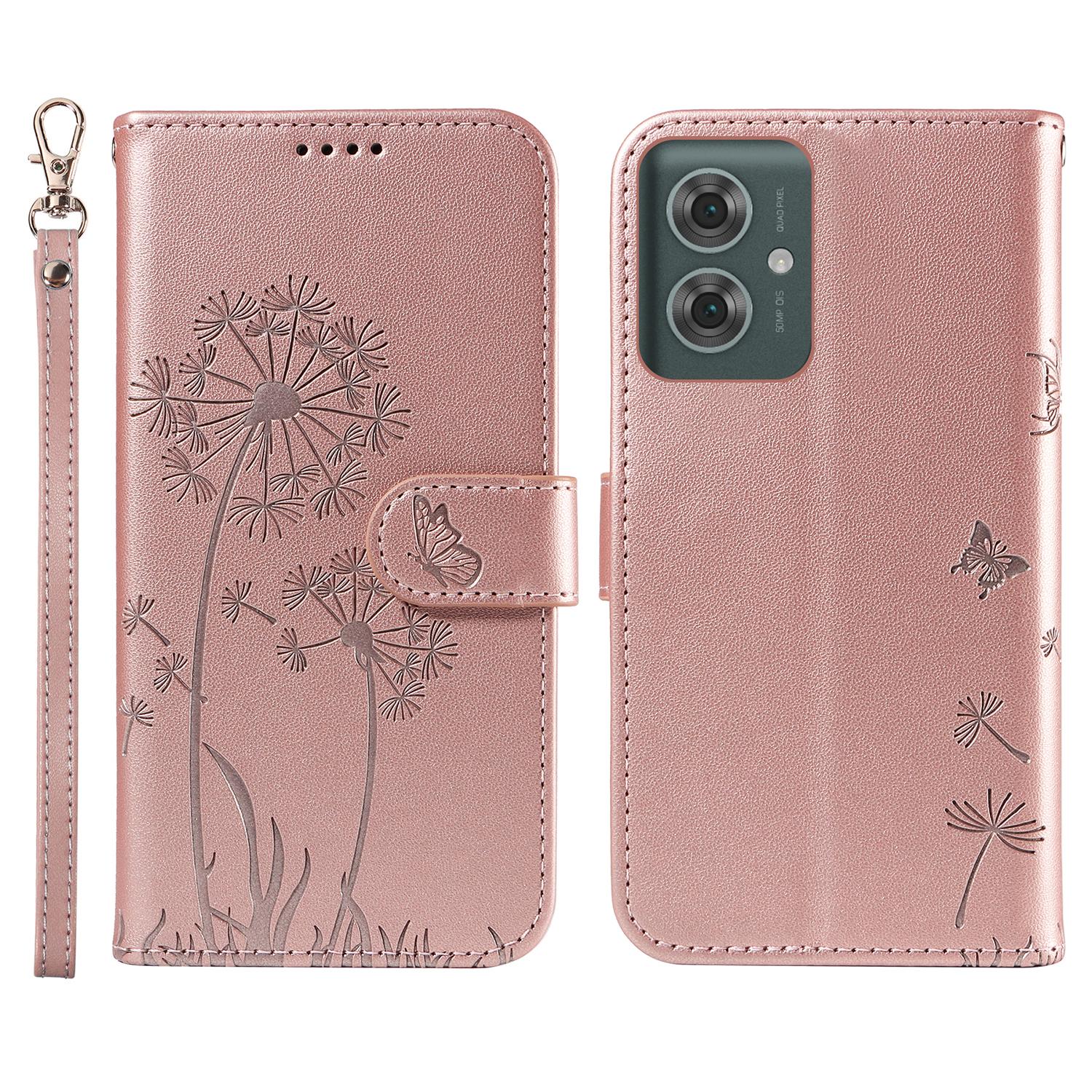 Для Motorola Moto G55 5G Шкіряний Чохол-Гаманець Чохол для Телефону з Відбитком Кульбаби Rose Gold
Для Motorola Moto G55 5G Шкіряний Чохол-Гаманець Чохол для Телефону з Відбитком Кульбаби Rose Gold