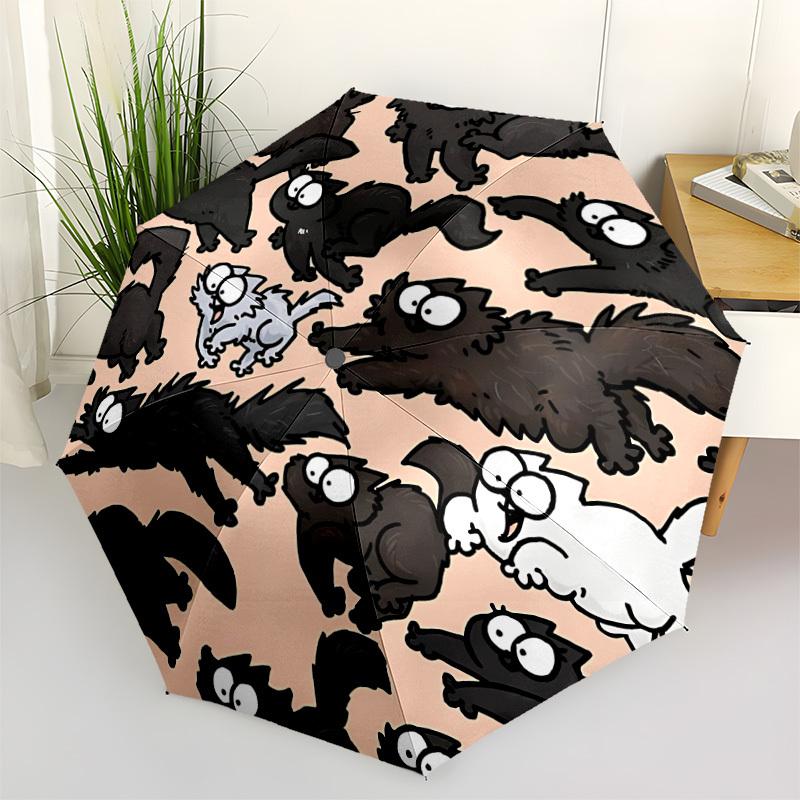 1pc Black Cats Pattern Open/Close Folding Umbrella, All- Portable Umbrella for & Men, Stylish Accessory (Holiday Gift) 8-Rib yy251213159
1pc Black Cats Pattern Open/Close Folding Umbrella, All- Portable Umbrella for & Men, Stylish Accessory (Holiday Gift) 8-Rib yy251213159