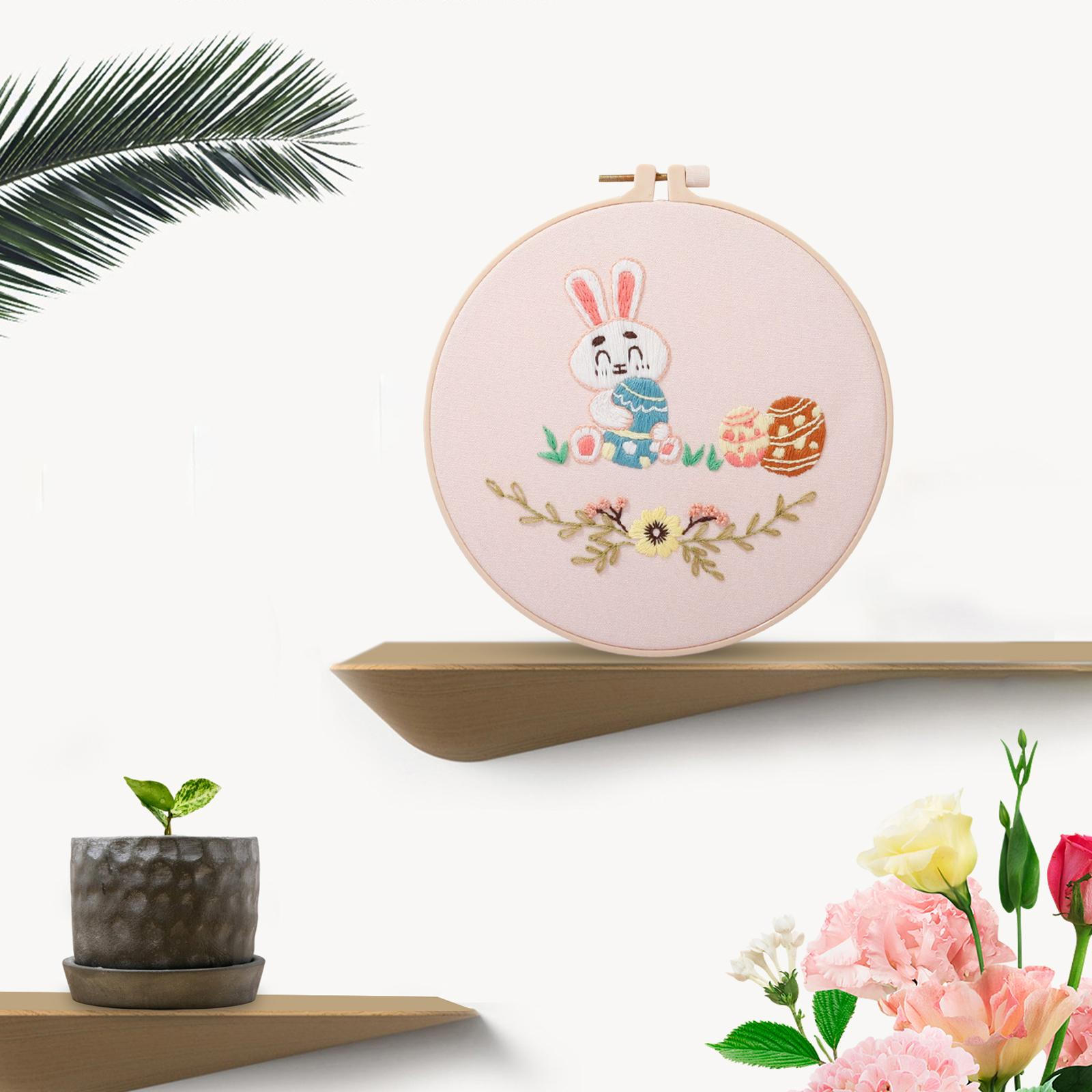 Embroidery Starter Kit Adjustable Hoop Cross Stitch Home Decoration Style H
Embroidery Starter Kit Adjustable Hoop Cross Stitch Home Decoration Style H