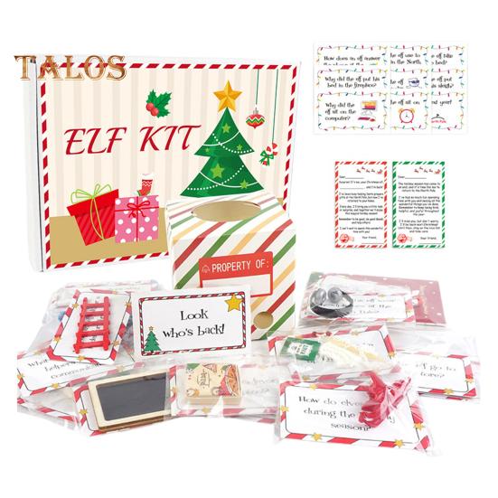 24 дня Рождественский эльф набор Обратный отсчет до Рождества Эльф Приключения Реквизит Праздничная лестница Доска Поздравительная открытка Игрушки Набор 1 Set
24 дня Рождественский эльф набор Обратный отсчет до Рождества Эльф Приключения Реквизит Праздничная лестница Доска Поздравительная открытка Игрушки Набор 1 Set