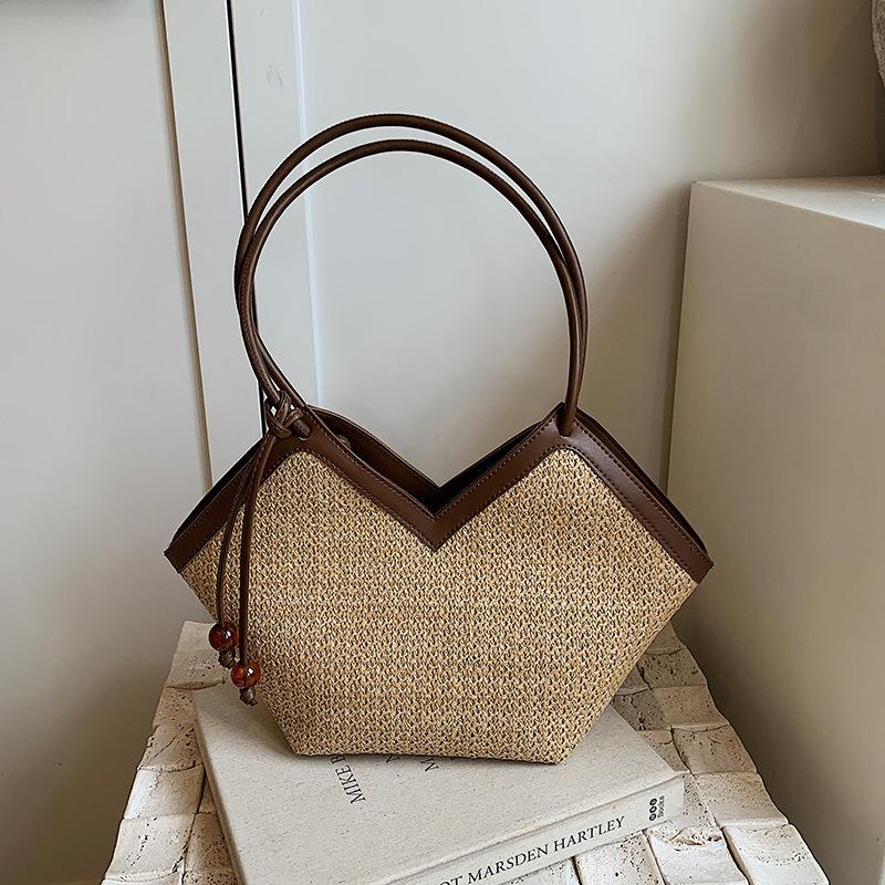 Радужная плетеная сумка женская 2025 лето новая приморский отпуск пляжная сумка высококлассная универсальная повседневная сумка через плечо
Радужная плетеная сумка женская 2025 лето новая приморский отпуск пляжная сумка высококлассная универсальная повседневная сумка через плечо