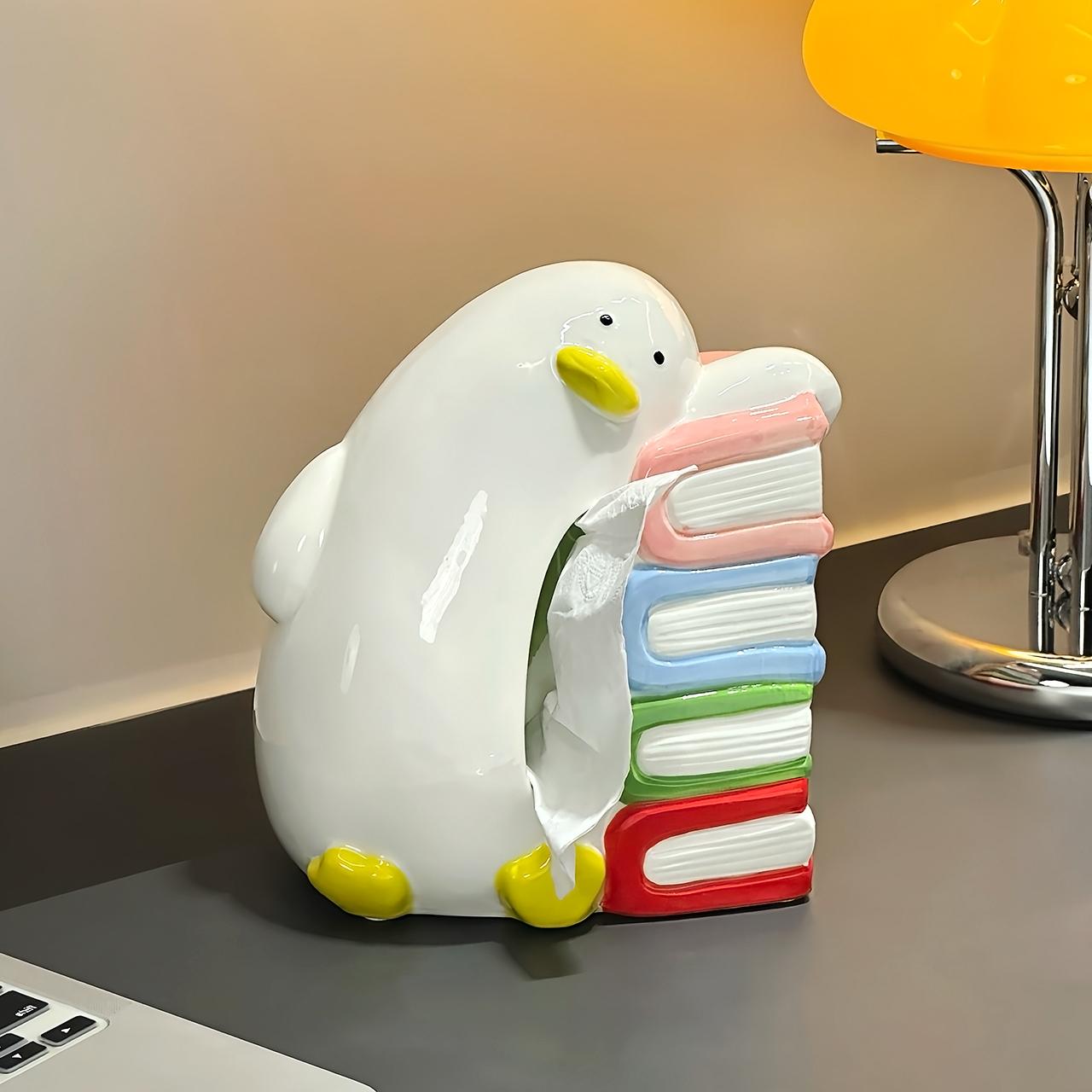 Ins Cute Duck Ceramic Tissue Box Cartoon Paper Towel Holder Simulated Embossing Napkin Desktop Storage Organizers белый
Ins Cute Duck Ceramic Tissue Box Cartoon Paper Towel Holder Simulated Embossing Napkin Desktop Storage Organizers белый