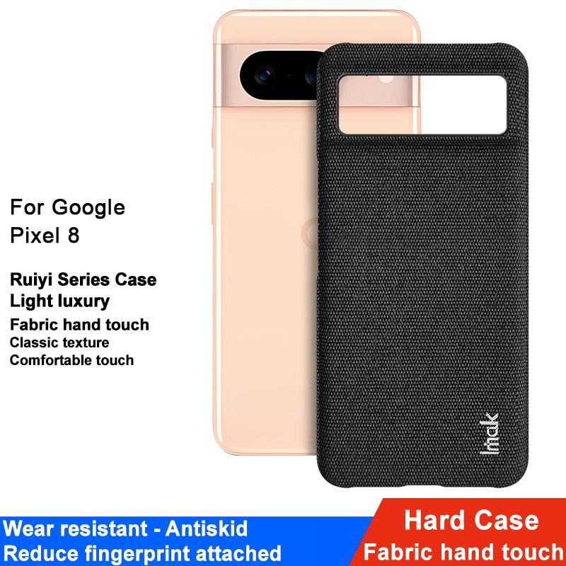 IMAK Ruiyi Series for Google Pixel 8 Case Cloth Texture Bump Proof PU Leather+PC Cell Phone Cover Light Grey
IMAK Ruiyi Series for Google Pixel 8 Case Cloth Texture Bump Proof PU Leather+PC Cell Phone Cover Light Grey