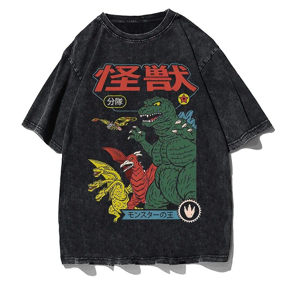 Summer Japanese Anime Print T-shirt Short Sleeve Men Women Harajuku Vintage Washed T shirt Oversized Cotton O-Neck T shirt
Summer Japanese Anime Print T-shirt Short Sleeve Men Women Harajuku Vintage Washed T shirt Oversized Cotton O-Neck T shirt