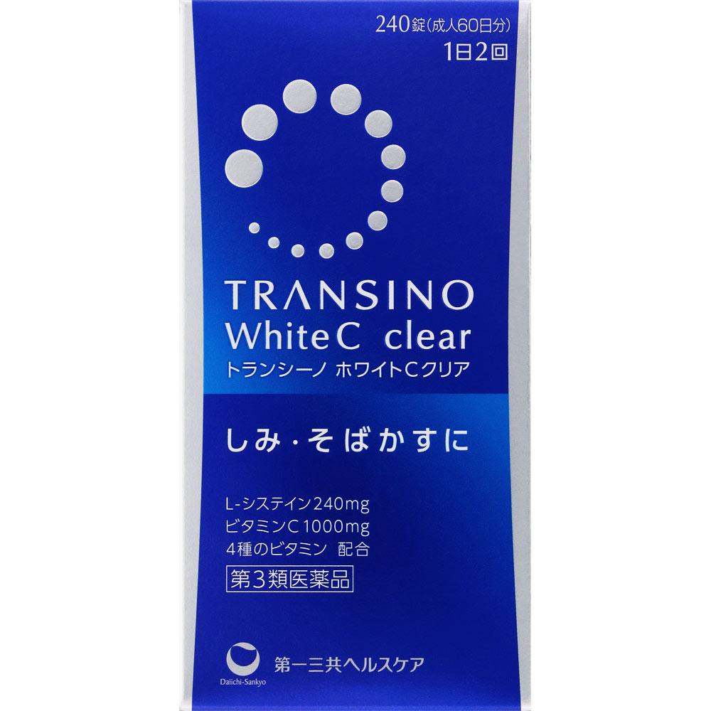 Daiichi Sankyo Healthcare Transino White C Clear 240 tablets Cysteine products Amino Acid Preparations Efficacy: 1.Alleviation of the following sympto 1
Daiichi Sankyo Healthcare Transino White C Clear 240 tablets Cysteine products Amino Acid Preparations Efficacy: 1.Alleviation of the following sympto 1