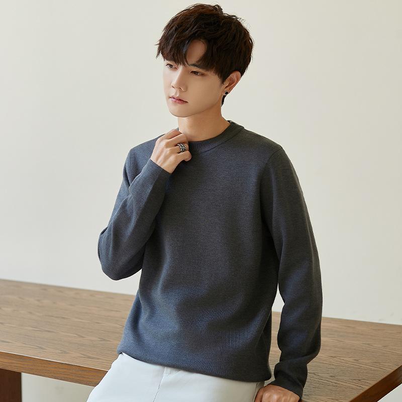 Осенне-зимний внутренний свитер, однотонный, высококачественный свитер с круглым вырезом, свободный тренд, повседневный мужской вязаный свитер 4XL
Осенне-зимний внутренний свитер, однотонный, высококачественный свитер с круглым вырезом, свободный тренд, повседневный мужской вязаный свитер 4XL