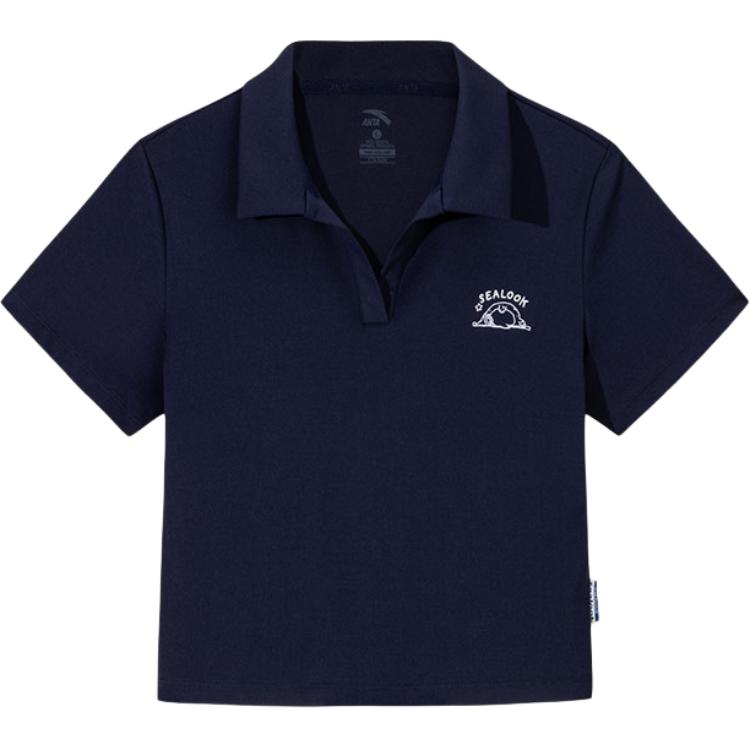 Anta X Seal Look Collaboration Life Series Comfortable Simple Short Versatile Slim Fit Letter V Neck Short Sleeve Polo Shirt Women tops 962528114-6 XS
Anta X Seal Look Collaboration Life Series Comfortable Simple Short Versatile Slim Fit Letter V Neck Short Sleeve Polo Shirt Women tops 962528114-6 XS