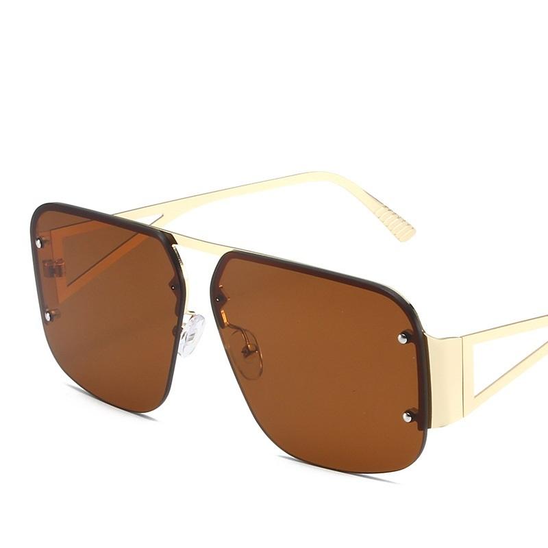 Vintage Half Frmae Y2K Sunglasses For Women New Fashion Brand Alloy Gradient Hip Hop Sun Glasses Female Driving Shades Uv400 as picture
Vintage Half Frmae Y2K Sunglasses For Women New Fashion Brand Alloy Gradient Hip Hop Sun Glasses Female Driving Shades Uv400 as picture