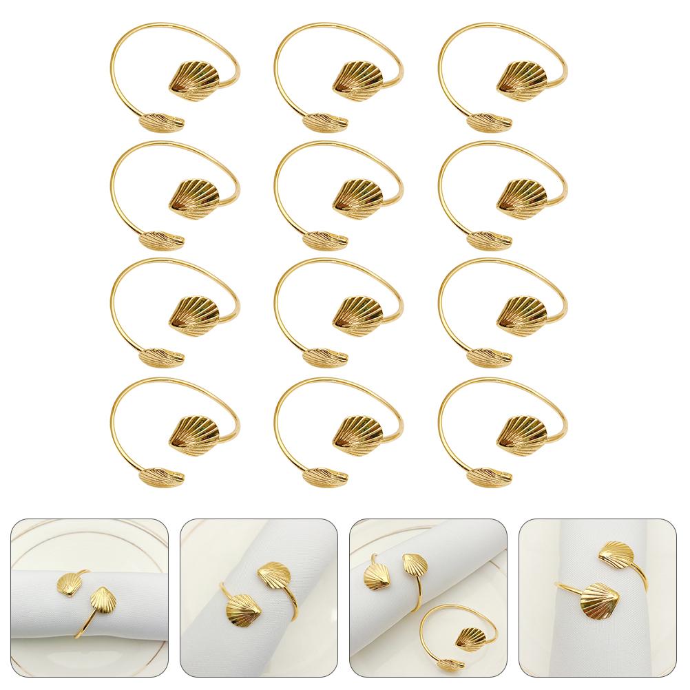12 Pcs Elegant Shell Design Napkin Ring Holder Decorative Napkin Buckles Banquet Tableware Adornments Sea Shell Napkin Clasp золотистий
12 Pcs Elegant Shell Design Napkin Ring Holder Decorative Napkin Buckles Banquet Tableware Adornments Sea Shell Napkin Clasp золотистий
