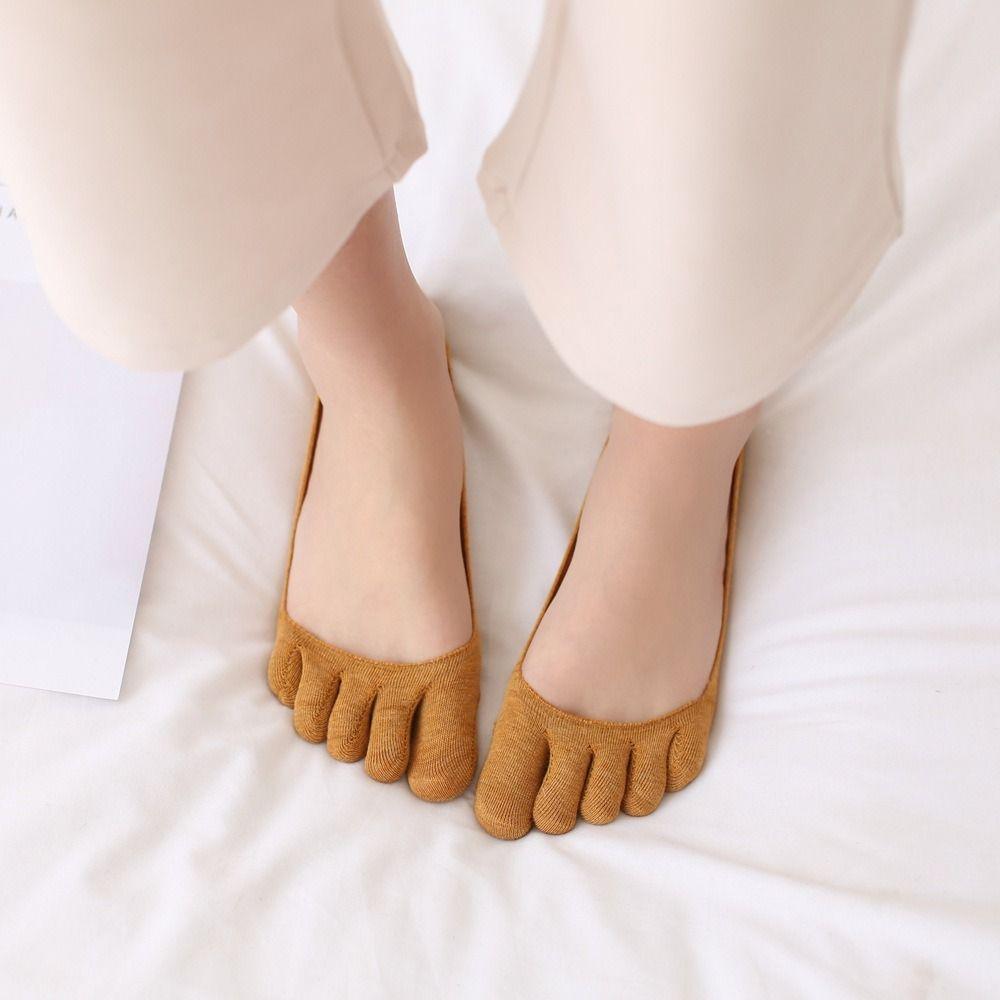 2Pcs Breathable Five Finger Socks Thin Five Toe Socks Soft Cotton Boat Socks Summer 2Pairs Coffee
2Pcs Breathable Five Finger Socks Thin Five Toe Socks Soft Cotton Boat Socks Summer 2Pairs Coffee