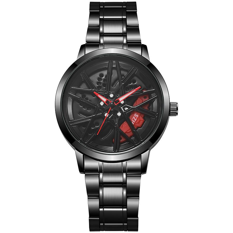 Mens Black Tech Hollow Quartz Watch With Rotatable Inner Ring For Casual Wear
Mens Black Tech Hollow Quartz Watch With Rotatable Inner Ring For Casual Wear