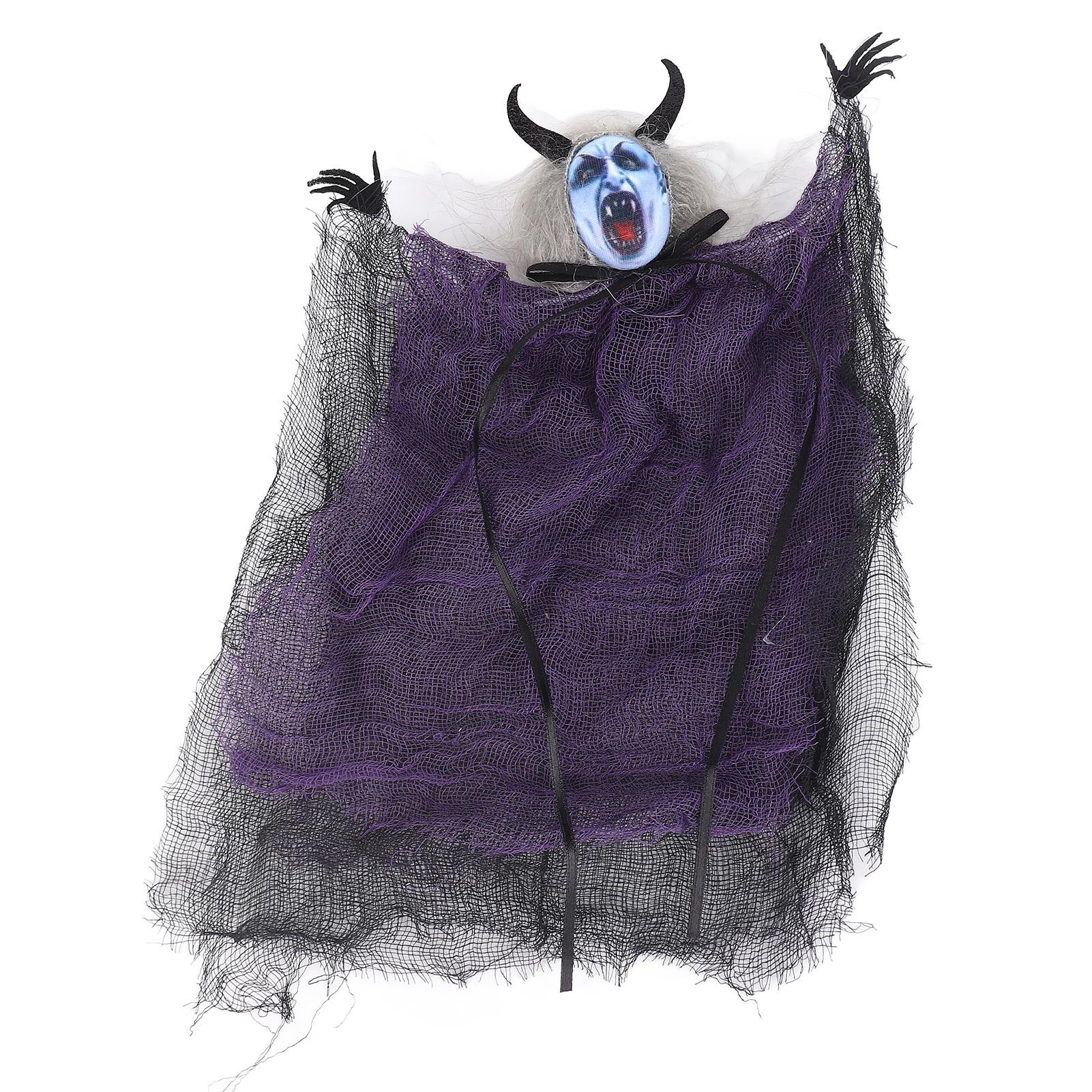 Halloween Hanging Ghost Decoration Simulation Vivid Fun Spooky Scary Halloween Pendant for Halloween Purple 25x20cm / 9.8x7.9in
Halloween Hanging Ghost Decoration Simulation Vivid Fun Spooky Scary Halloween Pendant for Halloween Purple 25x20cm / 9.8x7.9in