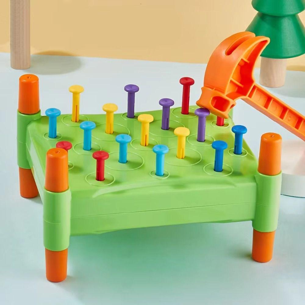 Pounding Toy Toddler Hammer Nails Toys Simulation Montessori Nail Screw Games Fine Motor Training 1set
Pounding Toy Toddler Hammer Nails Toys Simulation Montessori Nail Screw Games Fine Motor Training 1set