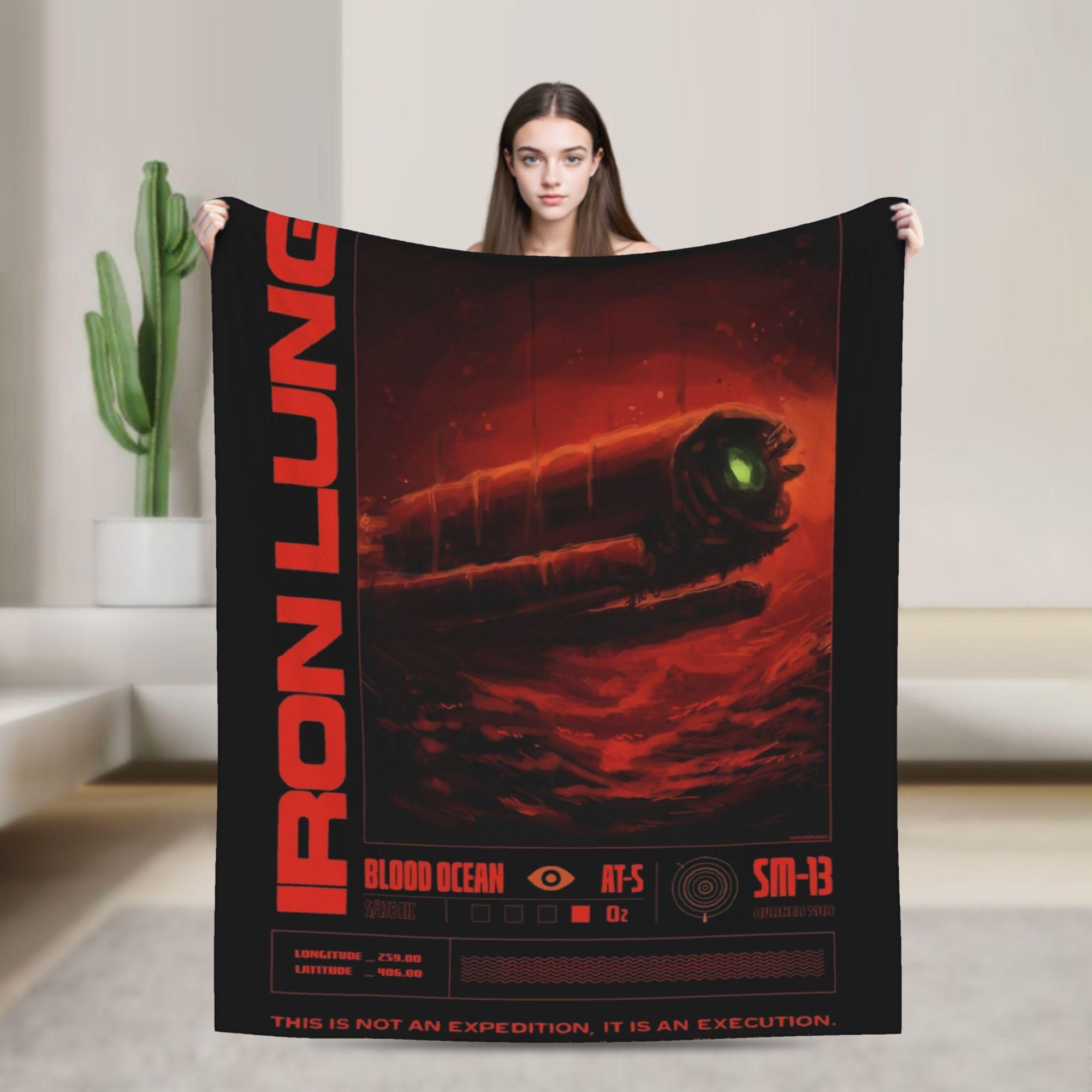 Iron Lung Movie Horror Blood Ocean Blanket Flannel Novelty Warm Throw Blankets for Coverlet Spring/Autumn 75x90cm
Iron Lung Movie Horror Blood Ocean Blanket Flannel Novelty Warm Throw Blankets for Coverlet Spring/Autumn 75x90cm