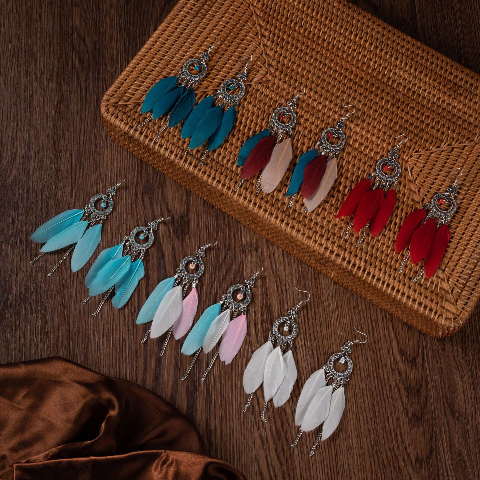 Ethnic Style Feathers Red Earrings Bohemian High-End Long Chain Fringed Earrings Jewelry Women красный
Ethnic Style Feathers Red Earrings Bohemian High-End Long Chain Fringed Earrings Jewelry Women красный