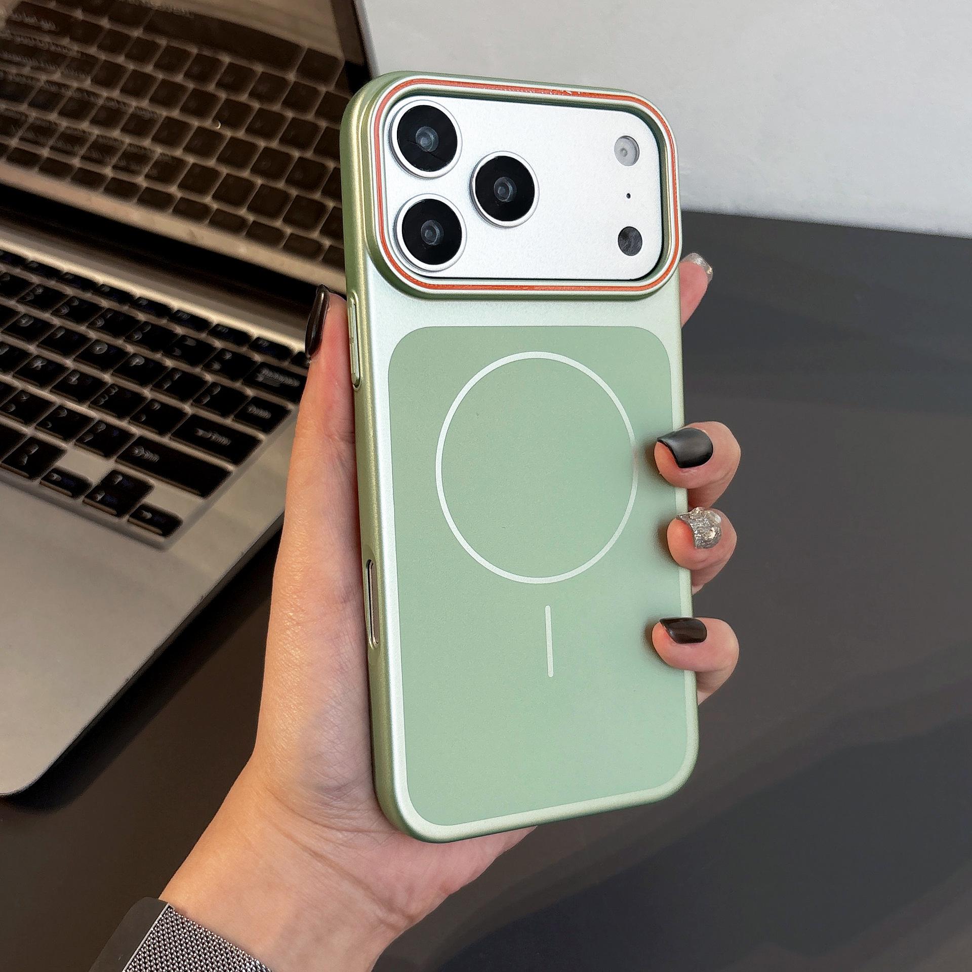 Compatible Magnetic Frosted Metal Protective Case for iPhone 17 Pro Max - Drop-proof Cover 15 Plus
Compatible Magnetic Frosted Metal Protective Case for iPhone 17 Pro Max - Drop-proof Cover 15 Plus