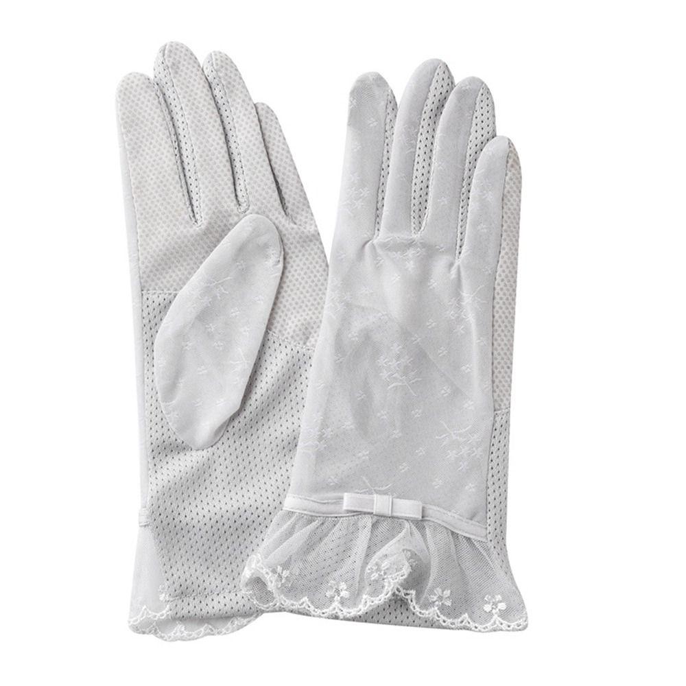 Bow Sun Protection Gloves Lace Summer Sunscreen Gloves Sunscreen Ice Silk Gloves Driving
Bow Sun Protection Gloves Lace Summer Sunscreen Gloves Sunscreen Ice Silk Gloves Driving