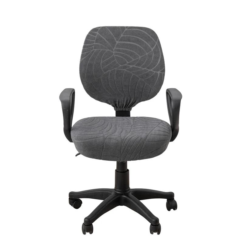 Spandex Stretchable Desk Office Chair Covers Washable Cushion Pets Protectors Universal Computer Chair Slipcover 2pcs-Set темно-сірий колір
Spandex Stretchable Desk Office Chair Covers Washable Cushion Pets Protectors Universal Computer Chair Slipcover 2pcs-Set темно-сірий колір