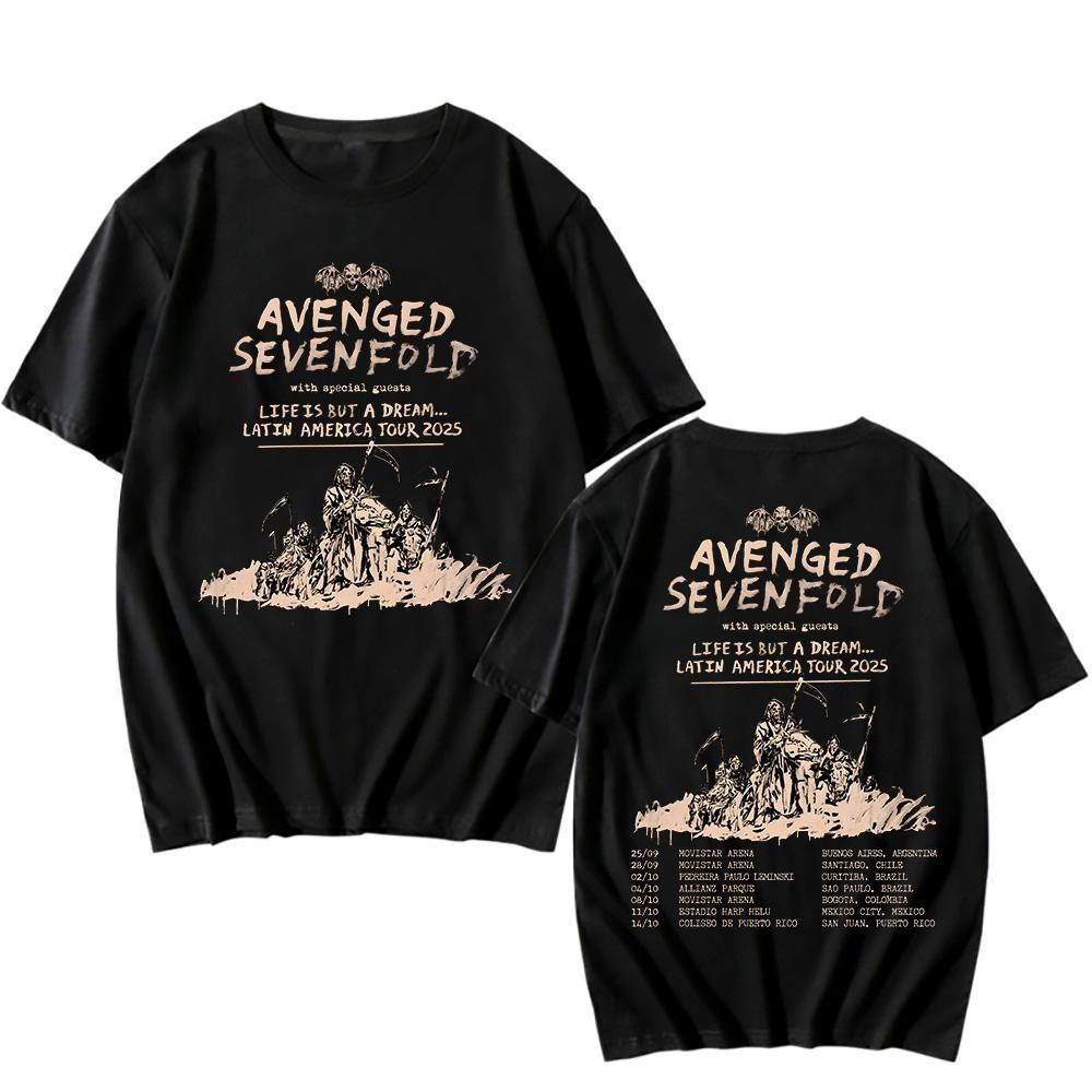 Avenged Sevenfold Latin America Tour 2025 Футболки Ретро 90-х годов Оверсайз Мужская одежда Летние унисекс хлопковые футболки Топы с коротким рукавом S чёрный
Avenged Sevenfold Latin America Tour 2025 Футболки Ретро 90-х годов Оверсайз Мужская одежда Летние унисекс хлопковые футболки Топы с коротким рукавом S чёрный