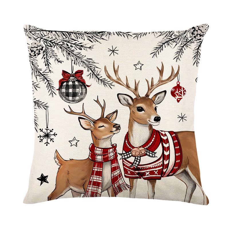 Christmas Printed Pillow Cover New Home Sofa Decoration Cushion Pillow Cover Bedroom Cushion Cover Pillow Cover 45 * 45Cm (without pillow core)
Christmas Printed Pillow Cover New Home Sofa Decoration Cushion Pillow Cover Bedroom Cushion Cover Pillow Cover 45 * 45Cm (without pillow core)