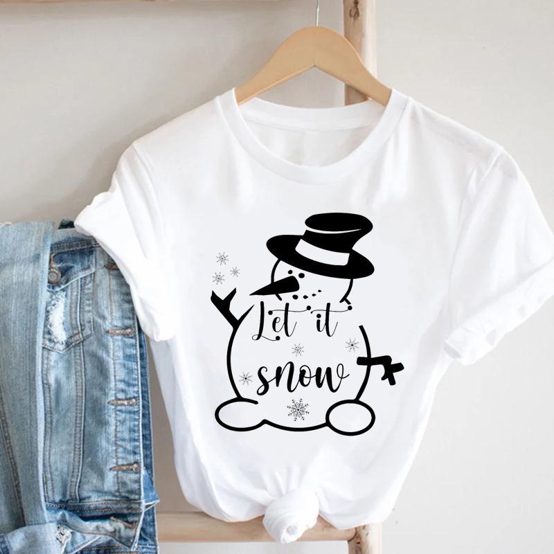 Burst Merry Christmas Christmas Tree Santa Cute Fashion Cartoon Half Sleeve Short Sleeve Tshirt Women Oversized T Shirt Tops S
Burst Merry Christmas Christmas Tree Santa Cute Fashion Cartoon Half Sleeve Short Sleeve Tshirt Women Oversized T Shirt Tops S
