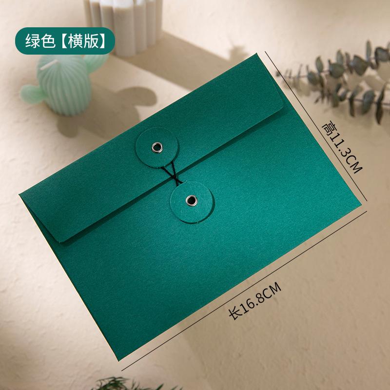 A6 Kraft Paper Envelopes with String Tie Closure Clasp European Style Vintage Brown Envelopes Invitation Card Exquisite зелений
A6 Kraft Paper Envelopes with String Tie Closure Clasp European Style Vintage Brown Envelopes Invitation Card Exquisite зелений