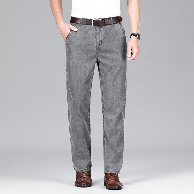 Новый летний стиль Мужские эластичные джинсы Мужские деловые свободные Джинсы мужские из ледяного шелка 42
Новый летний стиль Мужские эластичные джинсы Мужские деловые свободные Джинсы мужские из ледяного шелка 42