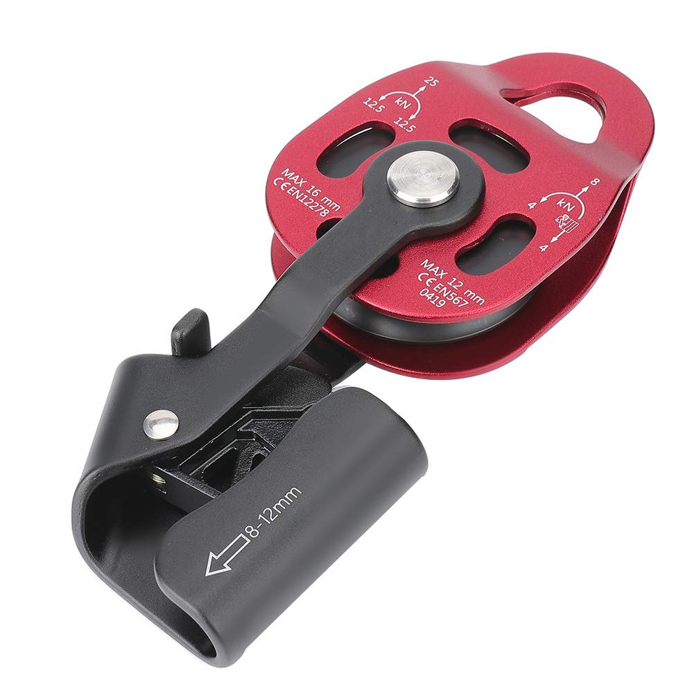 Climbing Pulley 4KN Rock Climbing Pulley Aluminum Heavy Duty Single Rope Pulley Block for Rope Climbing Pulley 8-12mm
Climbing Pulley 4KN Rock Climbing Pulley Aluminum Heavy Duty Single Rope Pulley Block for Rope Climbing Pulley 8-12mm