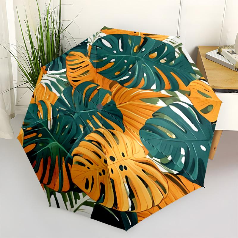 1pc Tropical Leaves Automatic Open/Close Folding Umbrella - Compact 8-Rib Design, Daily Use, Perfect Gift for Friends & Family yy260327053
1pc Tropical Leaves Automatic Open/Close Folding Umbrella - Compact 8-Rib Design, Daily Use, Perfect Gift for Friends & Family yy260327053