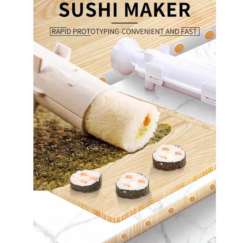 Professional Super Space Sushi Bazooka, Upgrade Sushi Roller Mold Food Grade Plastic, Rice Vegetable Meat Diy Sushi Making Kit белый
Professional Super Space Sushi Bazooka, Upgrade Sushi Roller Mold Food Grade Plastic, Rice Vegetable Meat Diy Sushi Making Kit белый