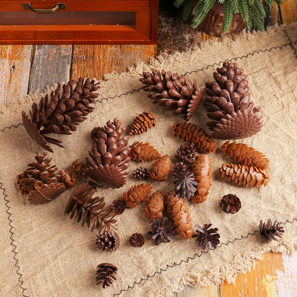 Pine Cones And Pine Flowers Christmas Decorations Pendant, Creative Diy Plastic Spruce Pine Accessories Shooting Props Ornament
Pine Cones And Pine Flowers Christmas Decorations Pendant, Creative Diy Plastic Spruce Pine Accessories Shooting Props Ornament