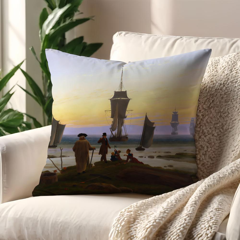 Painter C-Caspar David Friedrich cushion cover For Pillow Printing Sofa Decoration Home Car Room Coffee Office Nordic Simplicity 30cmx30cm
Painter C-Caspar David Friedrich cushion cover For Pillow Printing Sofa Decoration Home Car Room Coffee Office Nordic Simplicity 30cmx30cm