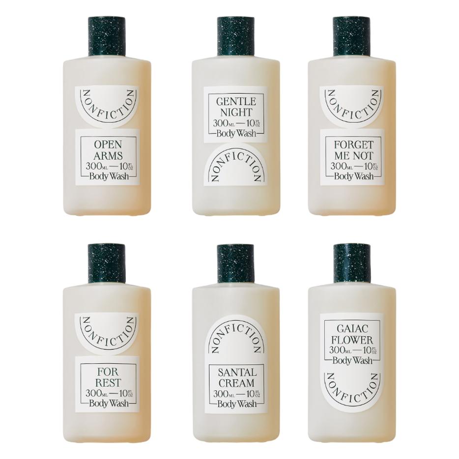 NONFICTION Парфюмированный гель для душа (6 вариантов) – Роскошное средство для ежедневного умывания с нежным и освежающим ароматом, корейское OPEN ARMS
NONFICTION Парфюмированный гель для душа (6 вариантов) – Роскошное средство для ежедневного умывания с нежным и освежающим ароматом, корейское OPEN ARMS