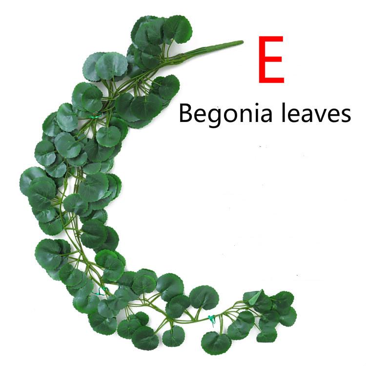 Fake Vine Plant Silk Screen Creeper Green Green Leaf Wall Hanging Ivy Simulation Rattan Rattan Fashion Trend New E-Begonia
Fake Vine Plant Silk Screen Creeper Green Green Leaf Wall Hanging Ivy Simulation Rattan Rattan Fashion Trend New E-Begonia